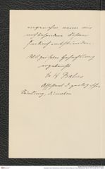 Nachlass Franz Steindachner, Brief von Heinrich Balss an Franz Steindachner (02.07.1910), Inv.Nr. 22.01, Seite 2